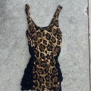 Moda International Leopard-Print Top